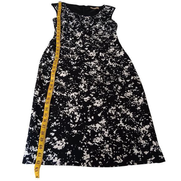 MICHAEL KORS COLLECTION‎ Dress Size 8 Black and White Abstract Made in Italy - Picture 6 of 11